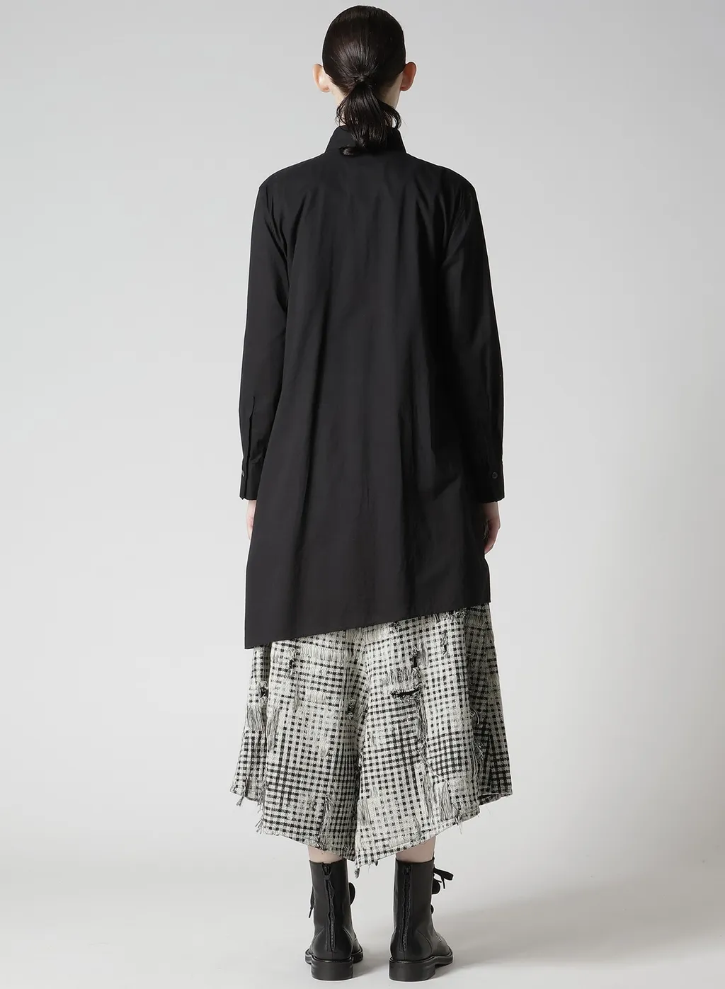 Cotton Lawn Frill Shirt