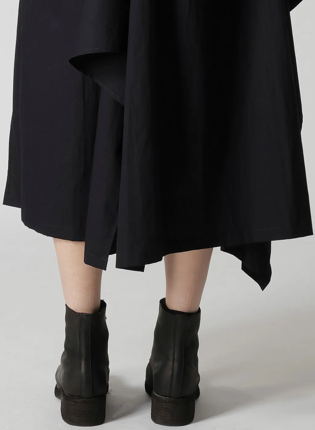 Cotton Broad Draped Shirt Dress