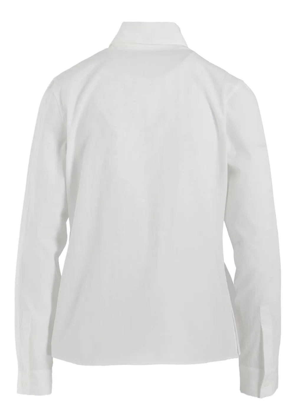 Cotton Broad R Front Pintuck Blouse