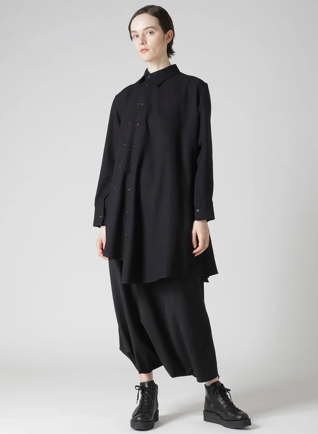 Wool Viyella W Front Asm Blouse