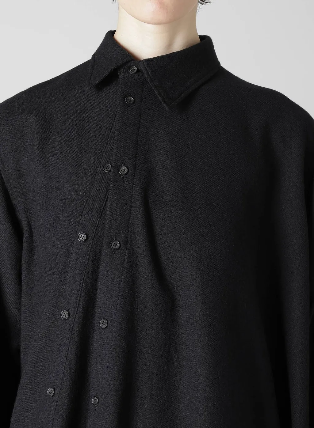 Wool Viyella W Front Asm Blouse