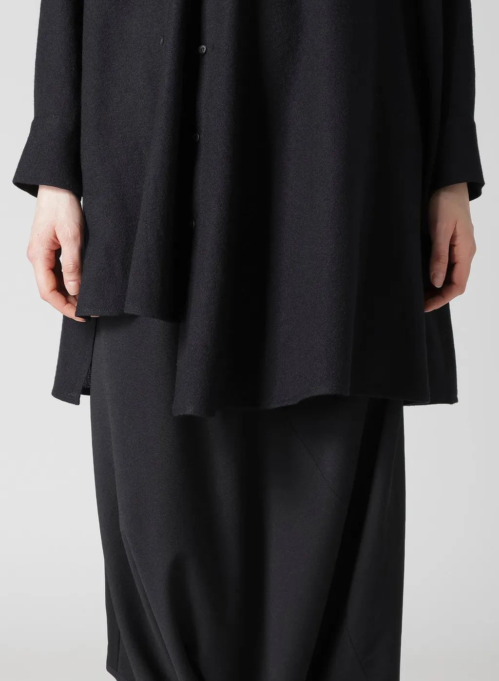 Wool Viyella W Front Asm Blouse