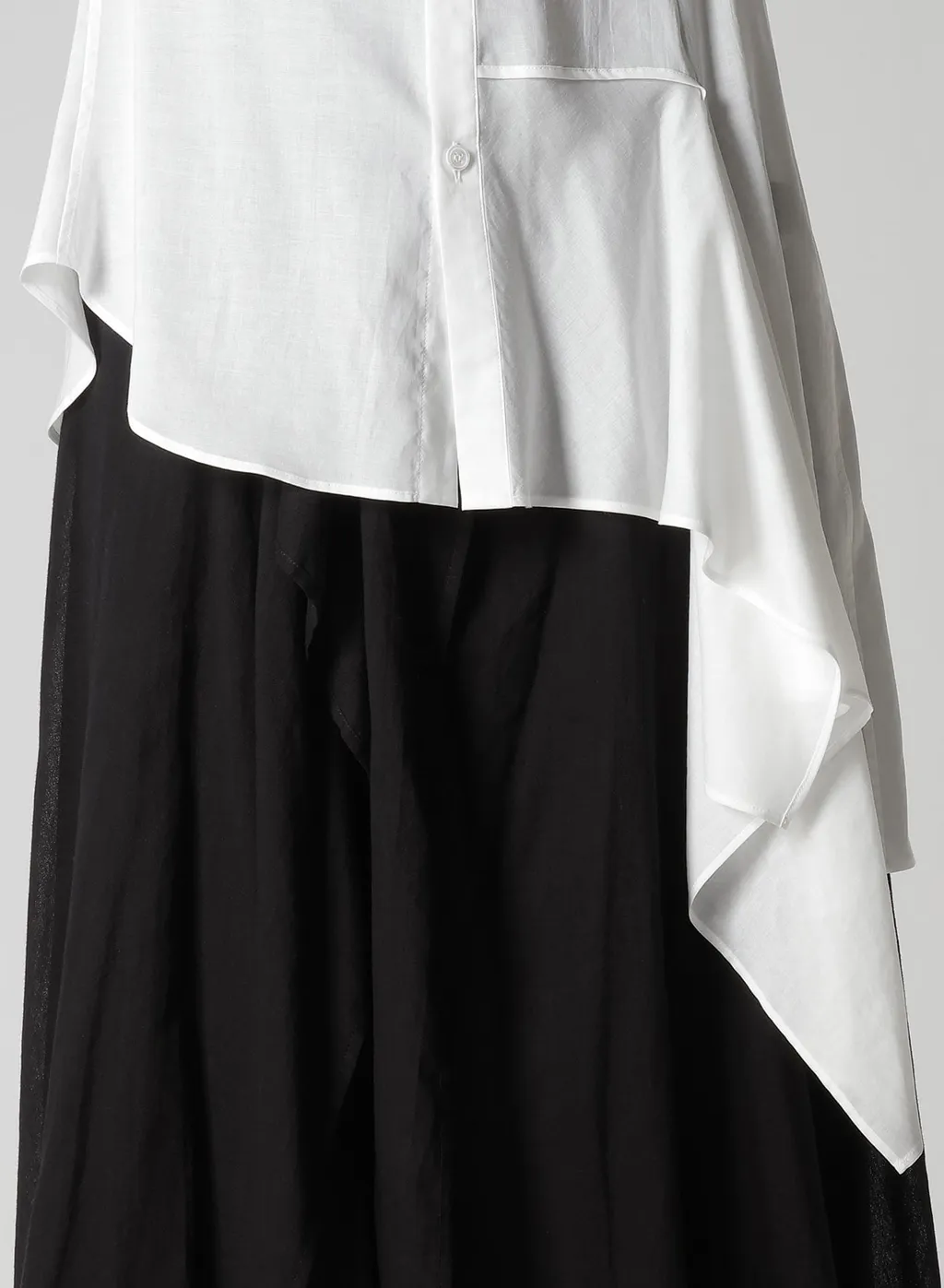 Cellulose Lawn L Draped Blouse