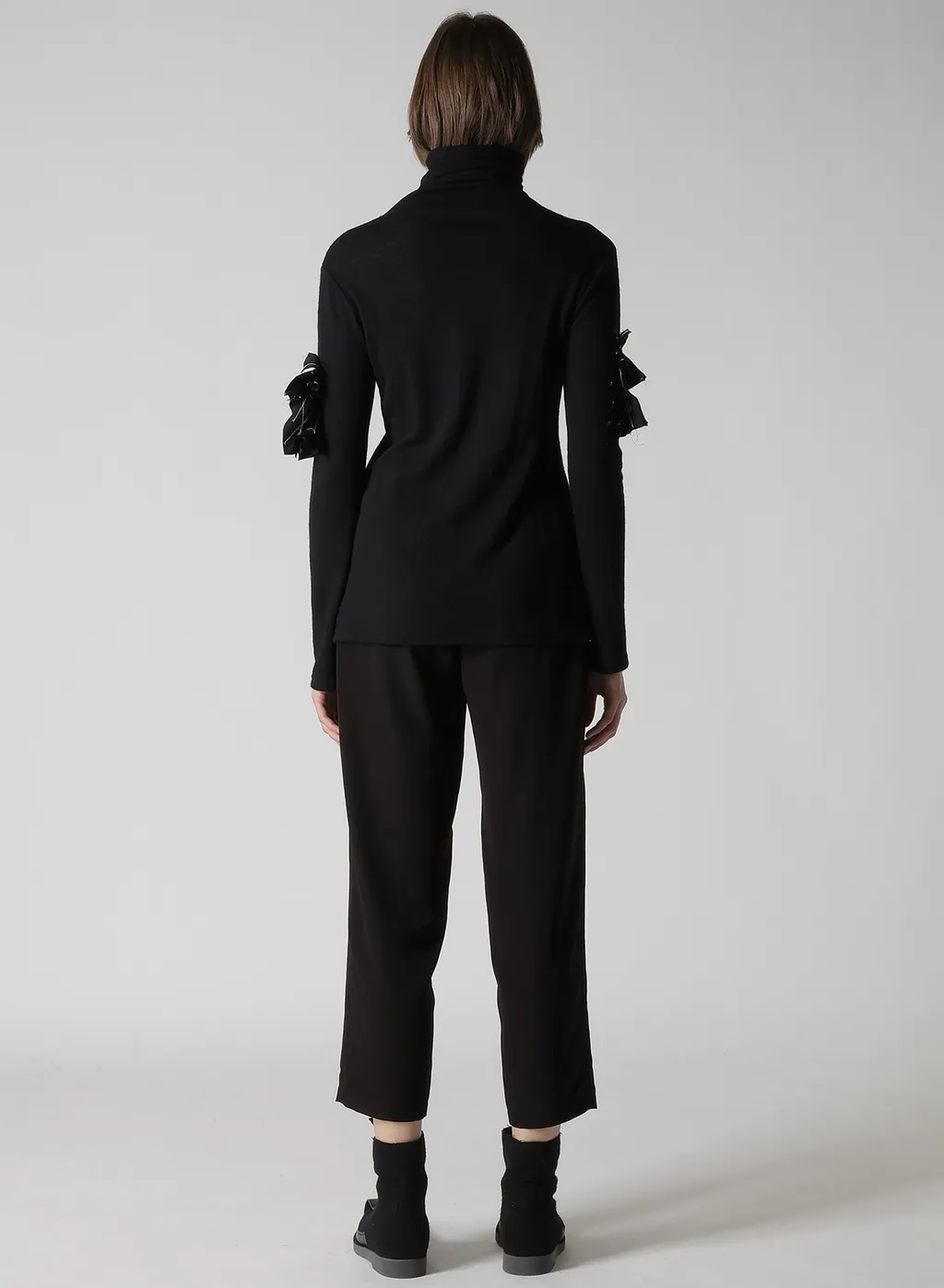 Airy Span Weak Milled Turtleneck Long T-D