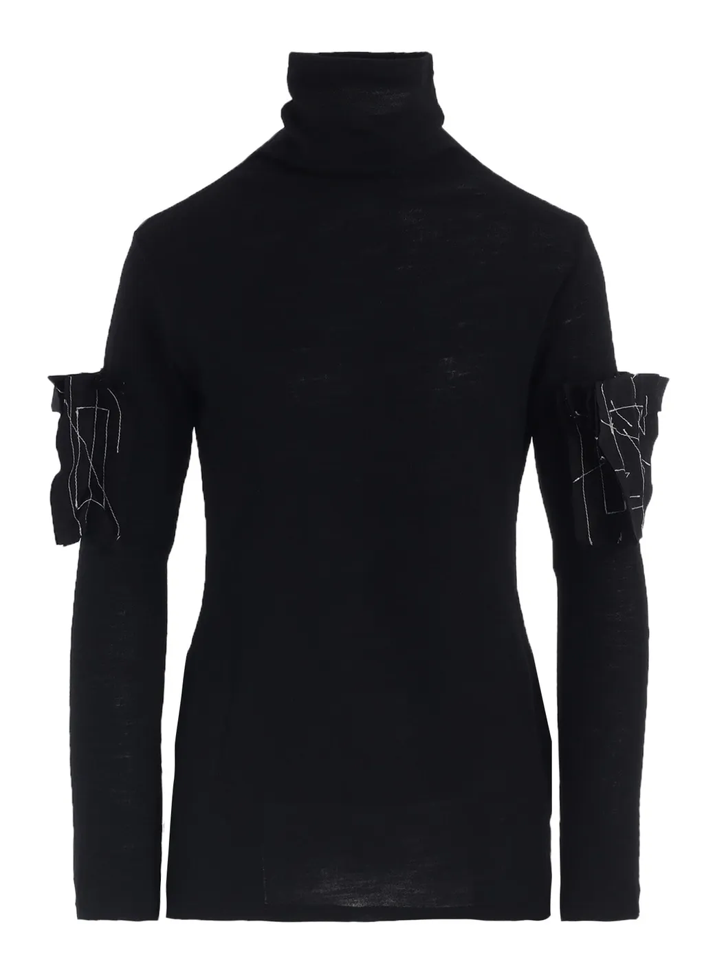 Airy Span Weak Milled Turtleneck Long T-D