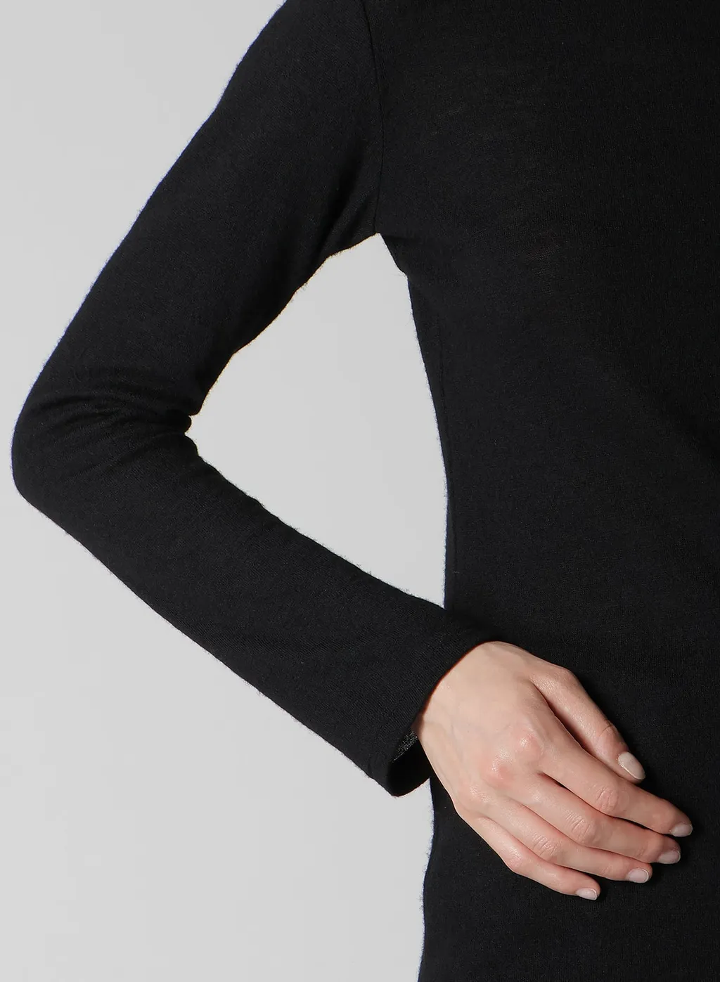 Airy Spun Light Milled Highneck Long T A