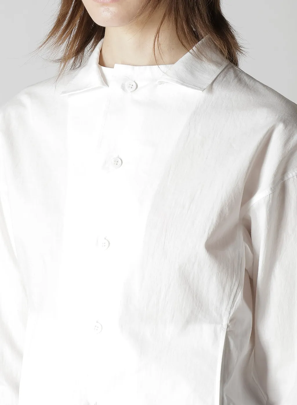 Cotton Broad Paneled Short Blouse