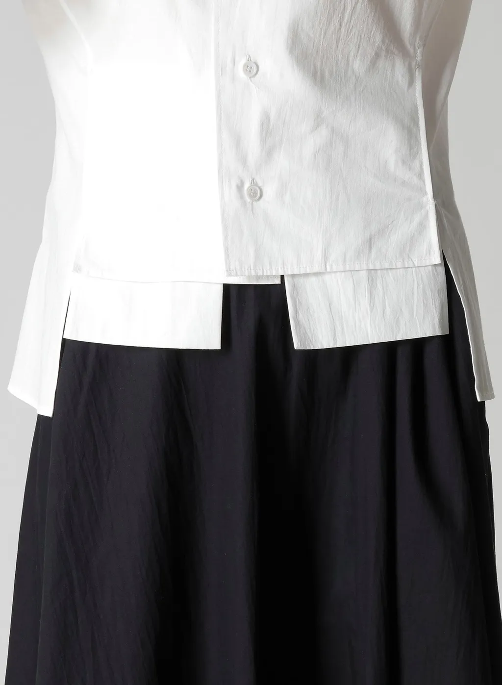 Cotton Broad Paneled Short Blouse