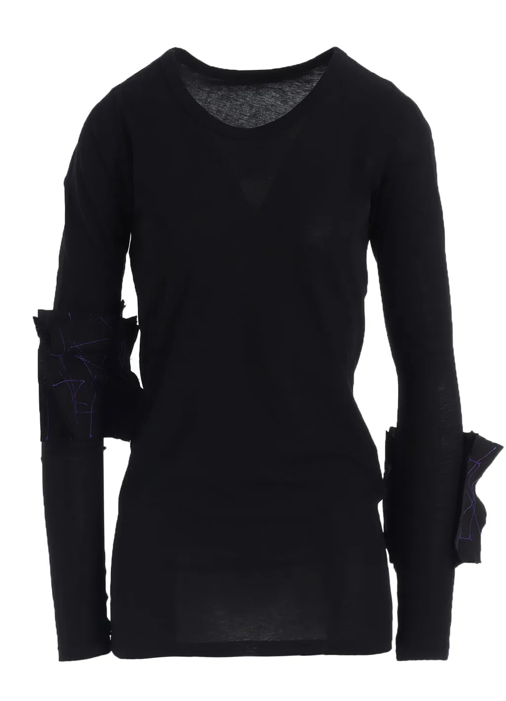 Cotton Single Jersey R Motif Long T-Shirt