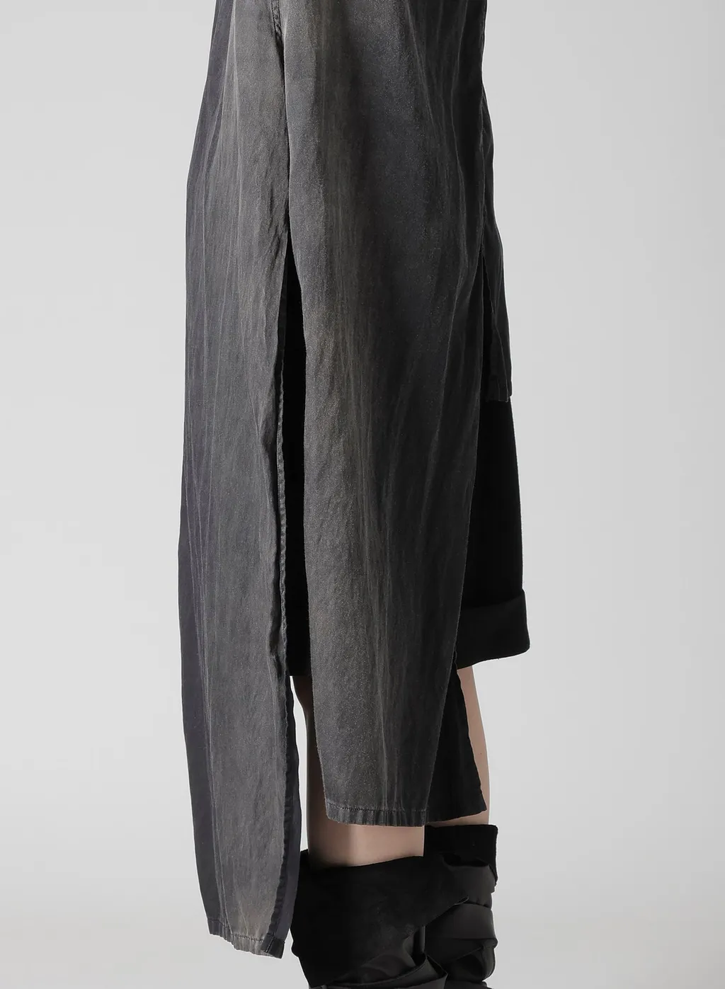 Cu/C Bleached Satin Knot Detail Blouse