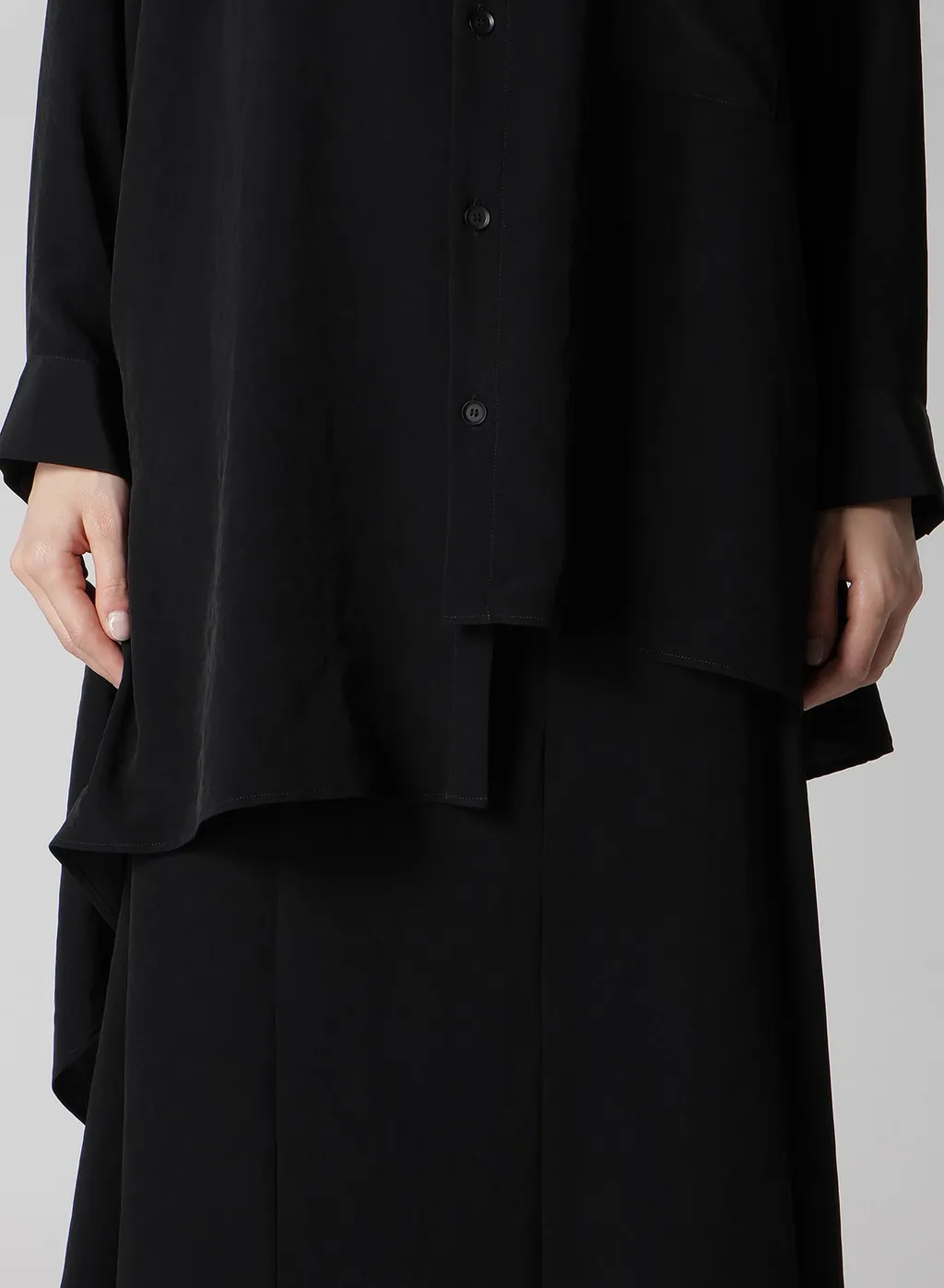 Ta/Pe Crepe De Chine Raglan Long Slv Blouse