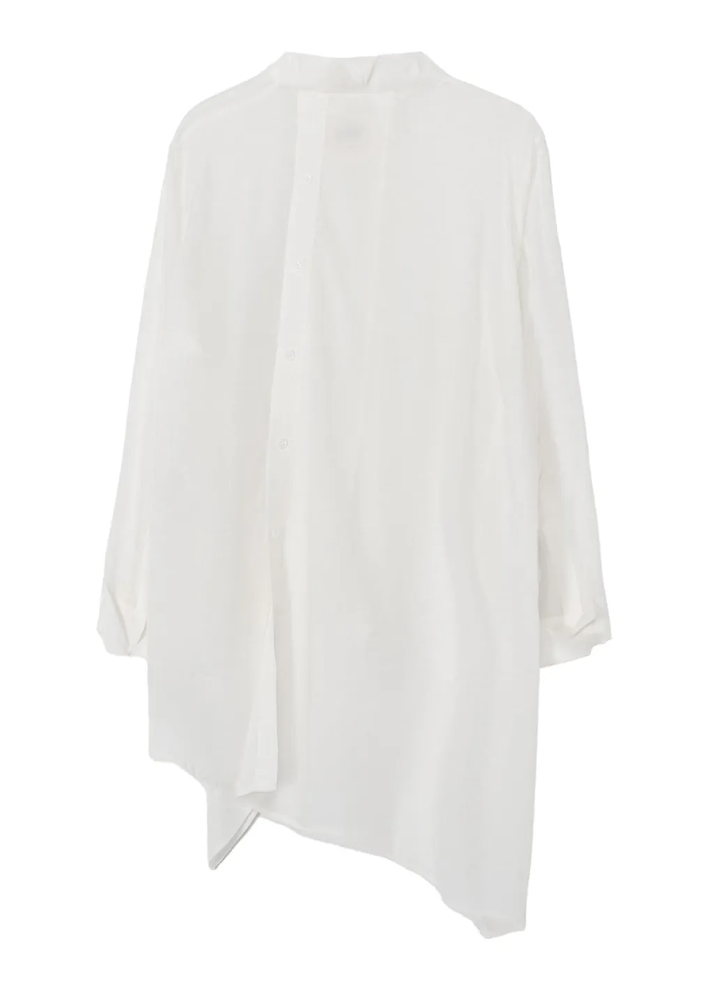 Cu/Mo Kersey Unbalance Draped Blouse