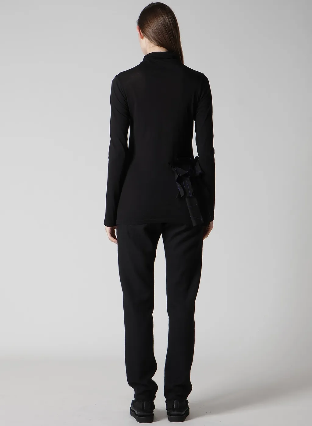 Cotton Single Jersey Highneck Long T C