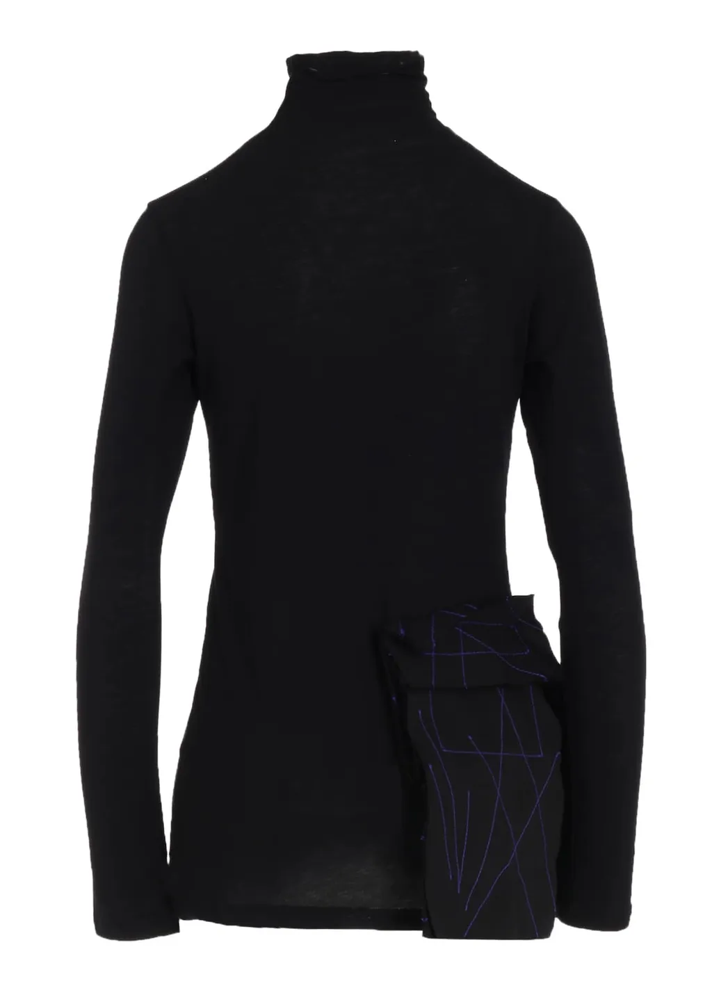 Cotton Single Jersey Highneck Long T C