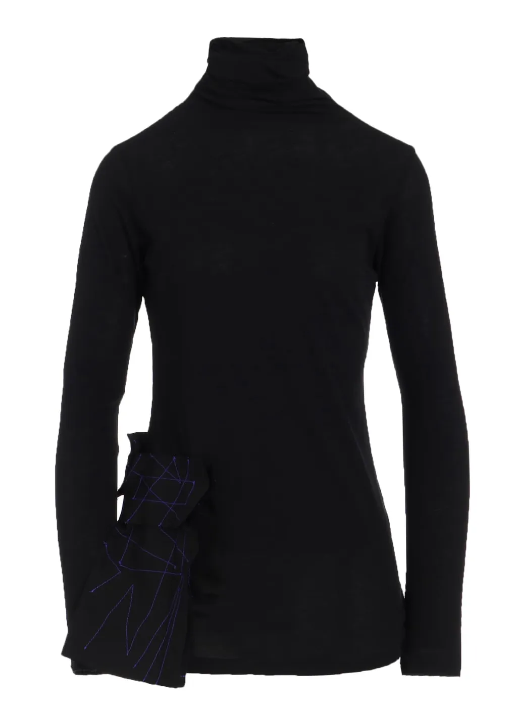 Cotton Single Jersey Highneck Long T C