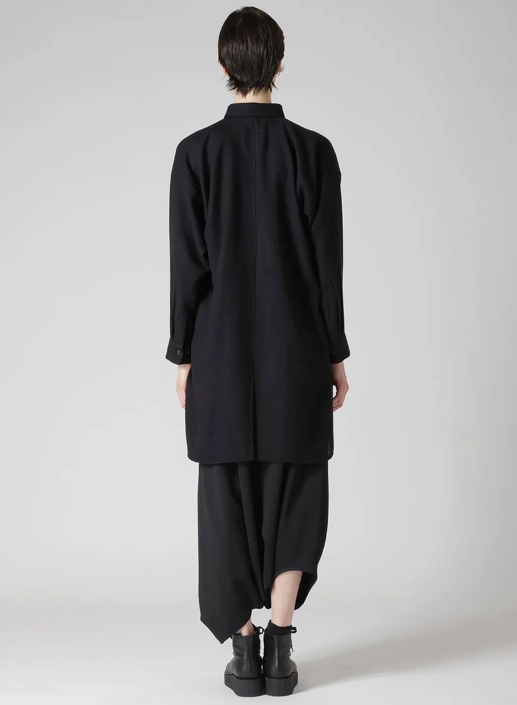 Wool Viyella Double Placket Blouse