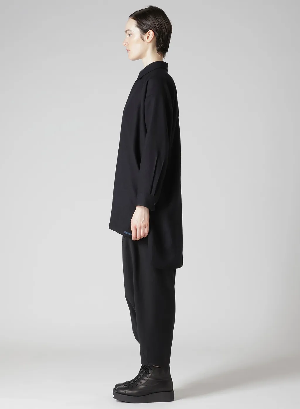 Wool Viyella Double Placket Blouse