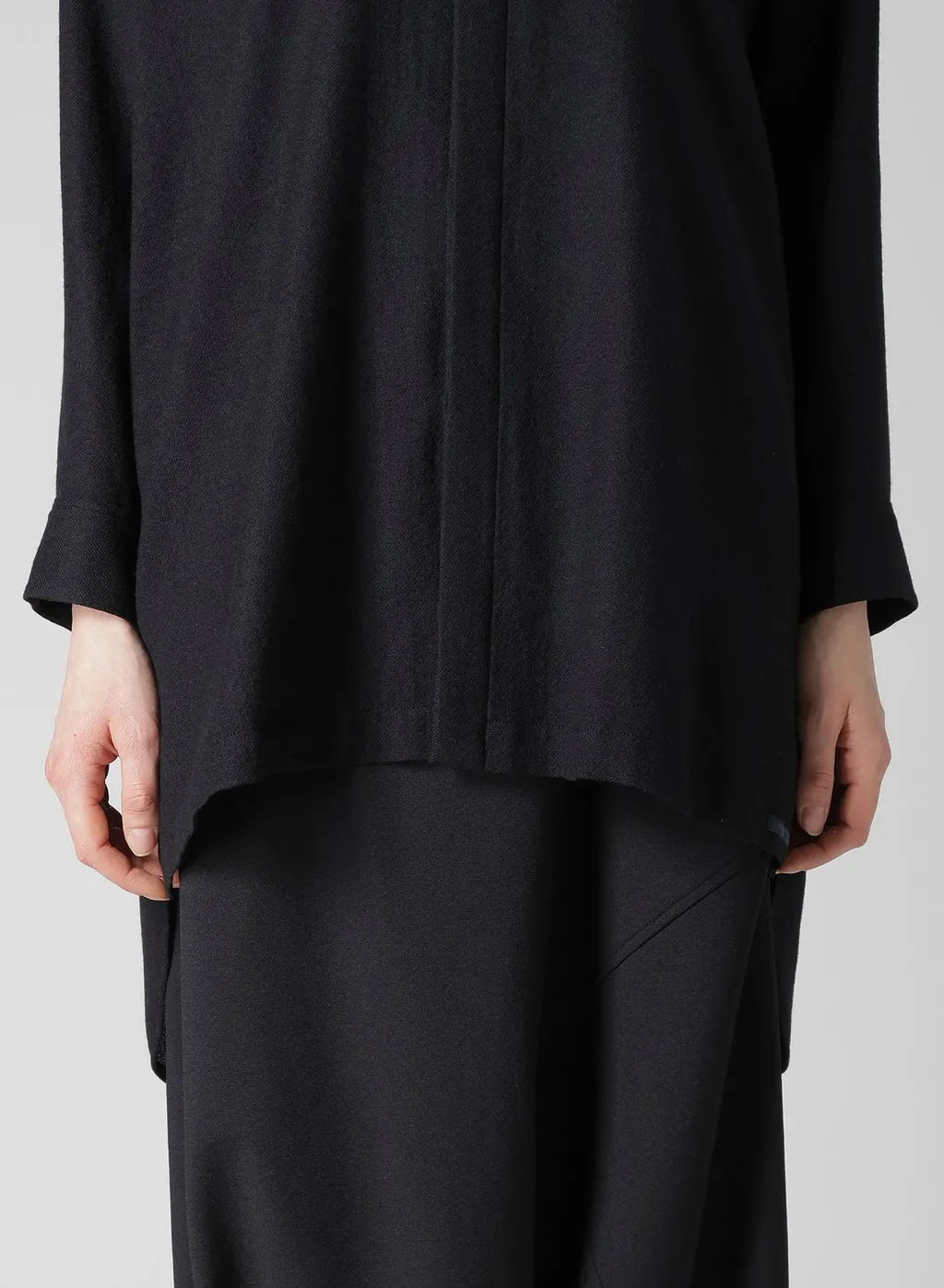 Wool Viyella Double Placket Blouse