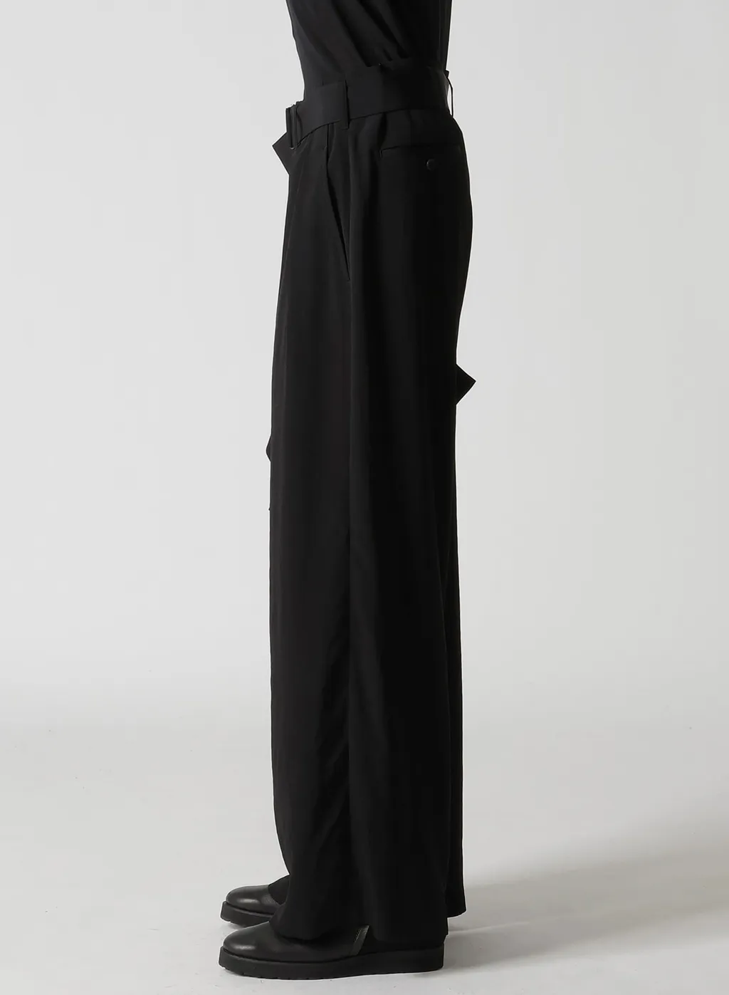 Ta/Pe Crepe De Chine R Draped Wide Pants