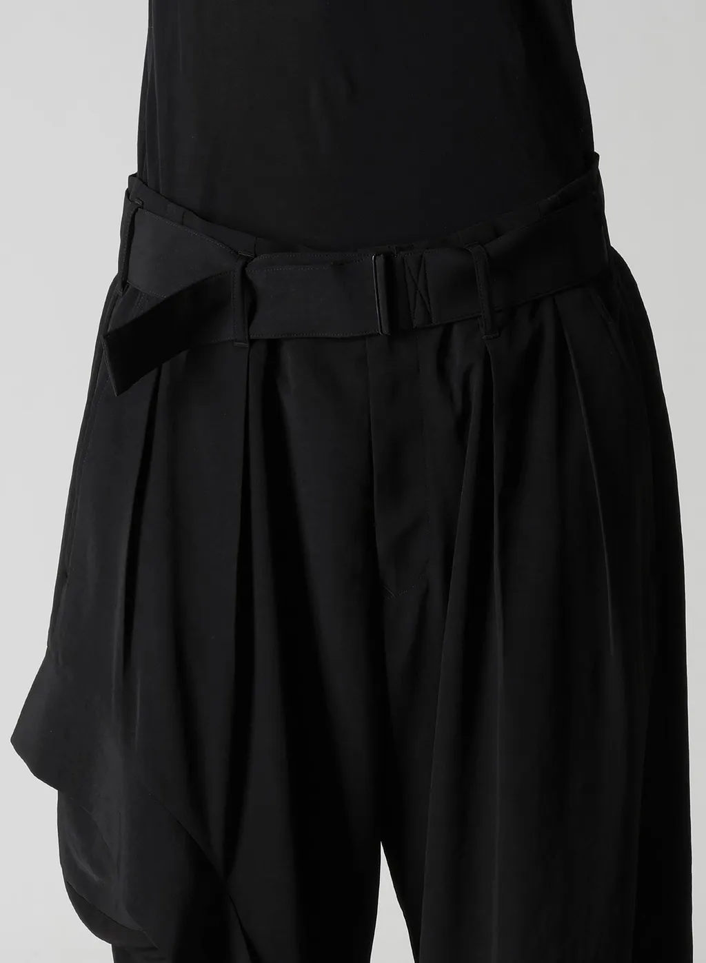 Ta/Pe Crepe De Chine R Draped Wide Pants