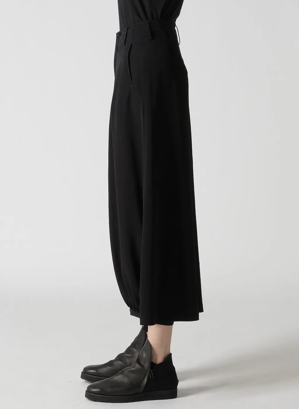 Ta/Pe Crepe De Chine F Gathered Pants