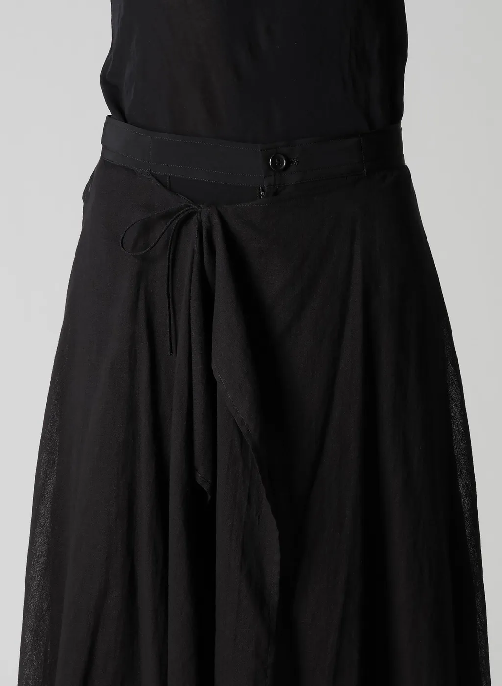 Ta/Pe Crepe De Chine 2 Layered Flare Pants