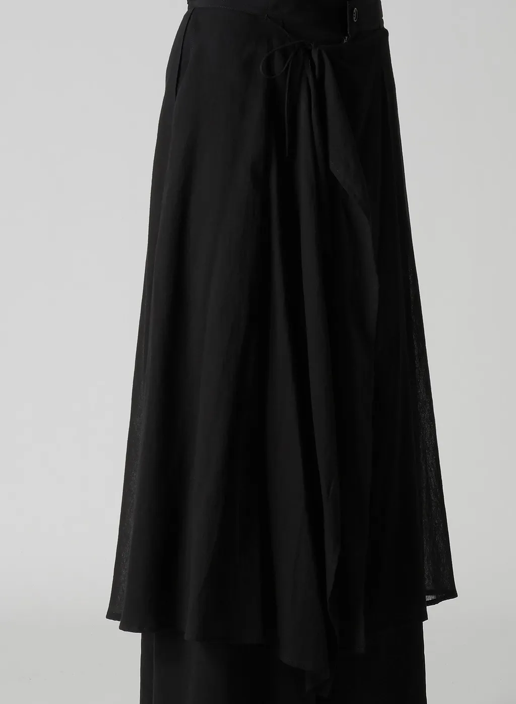Ta/Pe Crepe De Chine 2 Layered Flare Pants