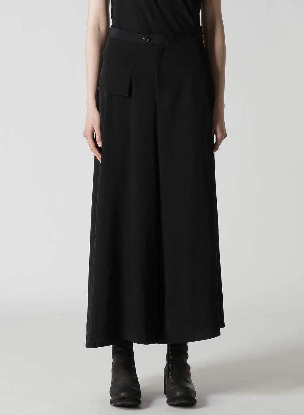 Ta/Pe Crepe De Chine Flare Pants