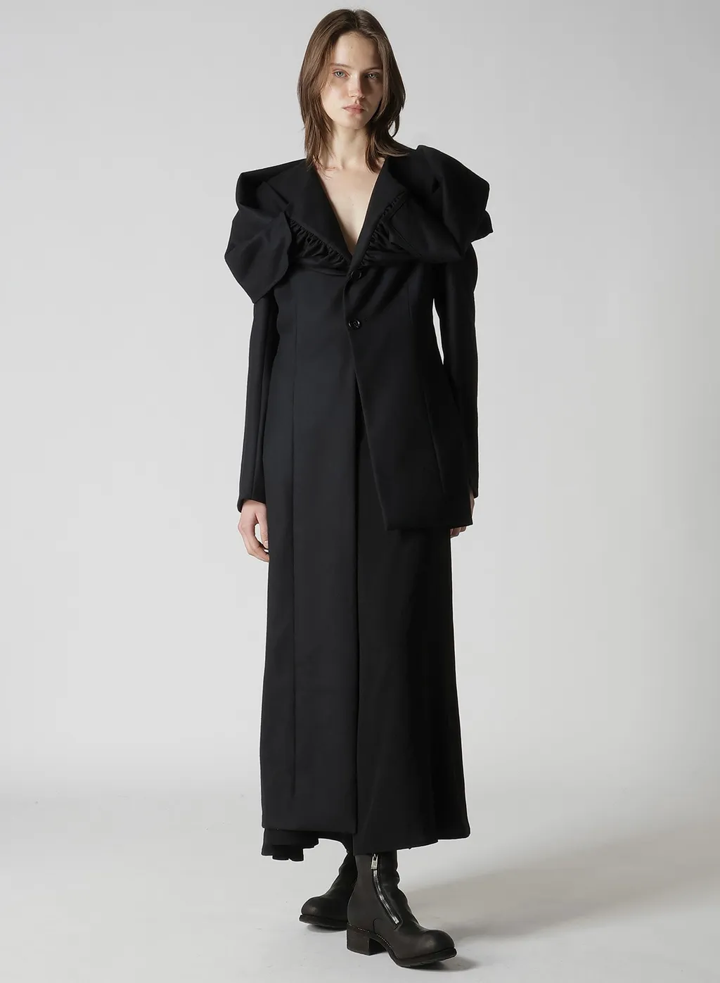 Ta/Pe Crepe De Chine Flare Pants