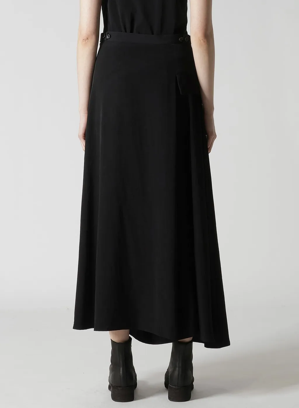 Ta/Pe Crepe De Chine Flare Pants