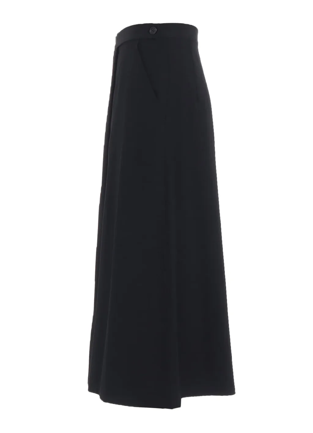 Wool Gabardine Flare Pants