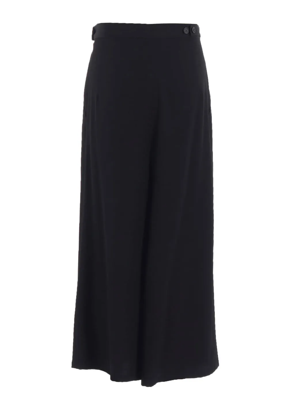 Wool Gabardine Flare Pants
