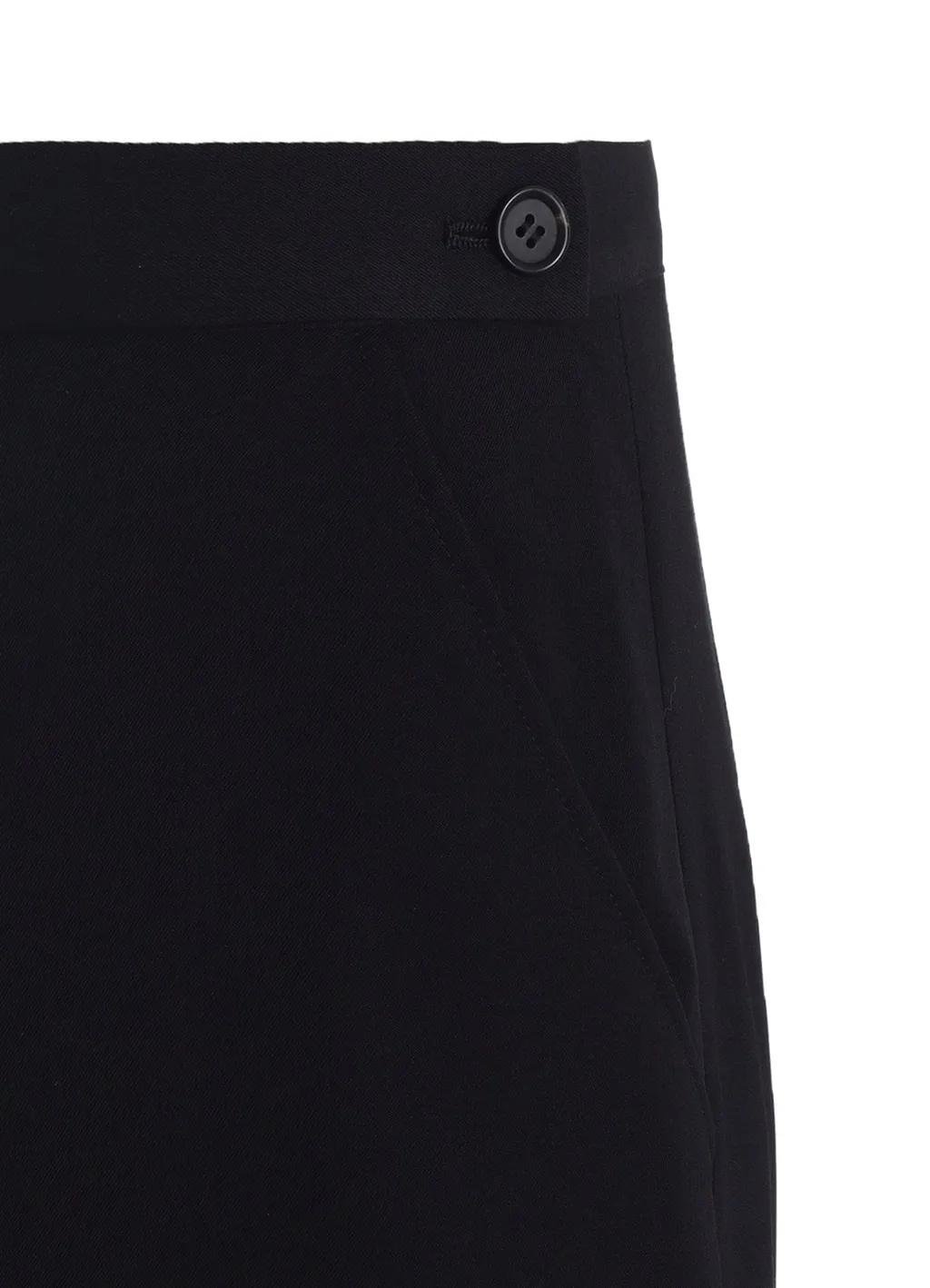 Wool Gabardine Flare Pants