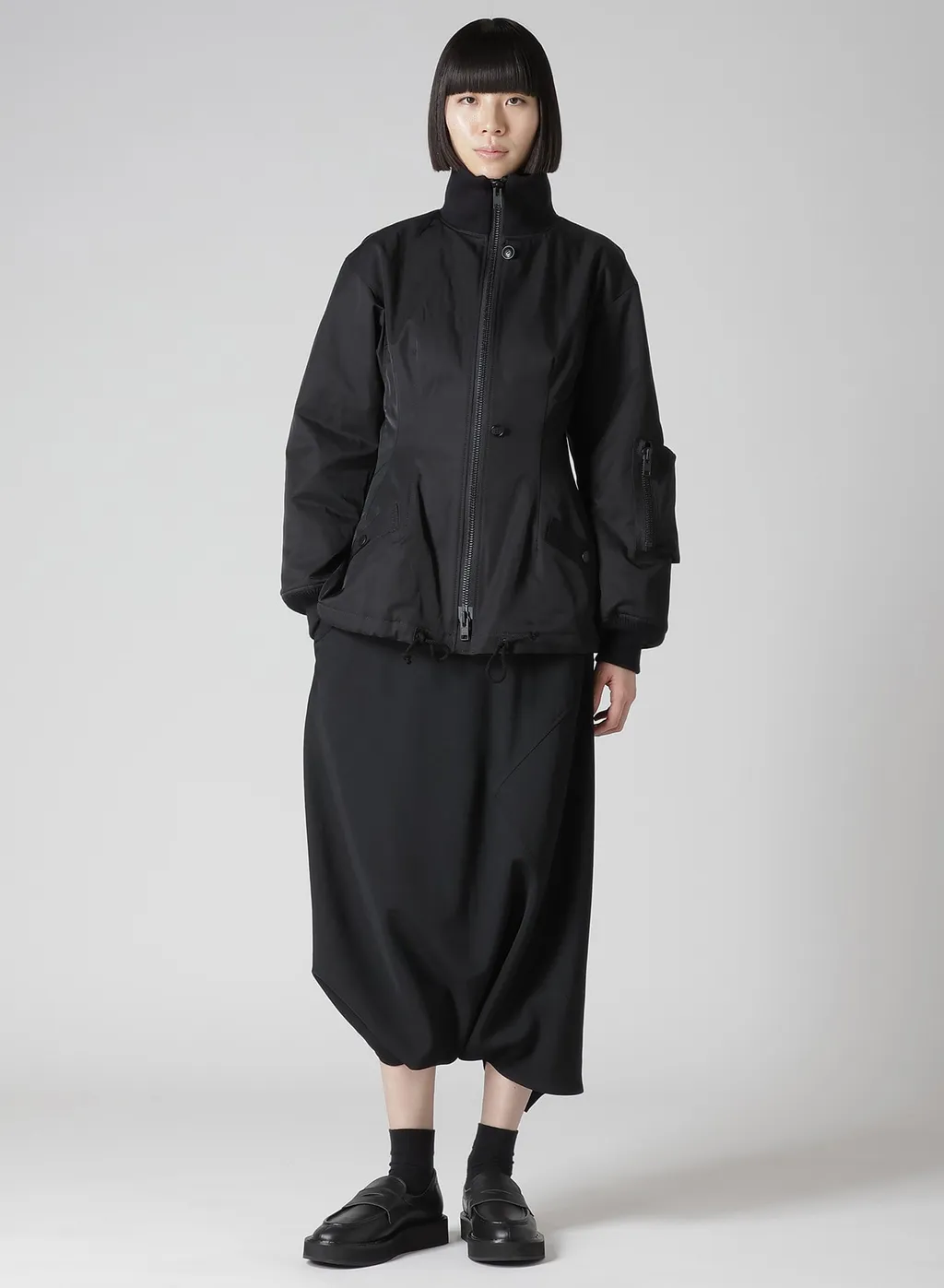 Gabardine Paneled Salouel Pants