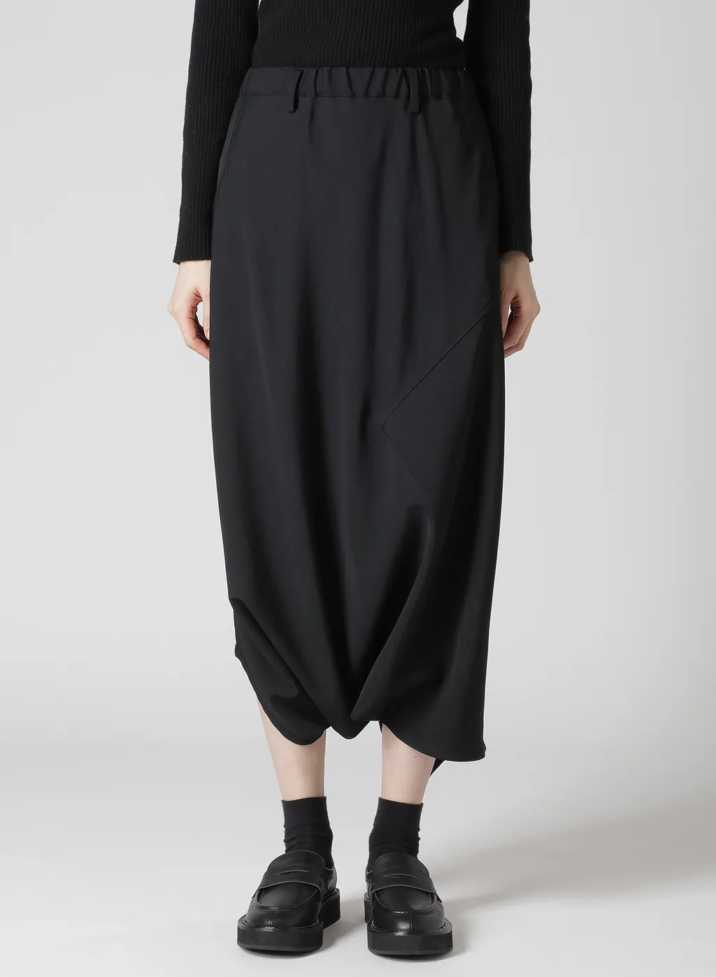 Gabardine Paneled Salouel Pants