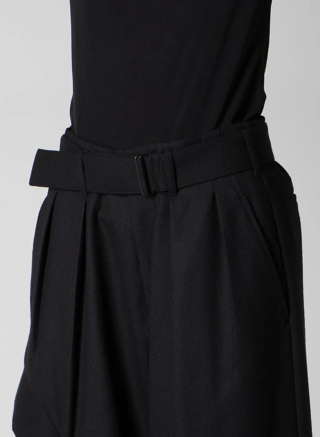 W/Saxony R Draped Wide Pants