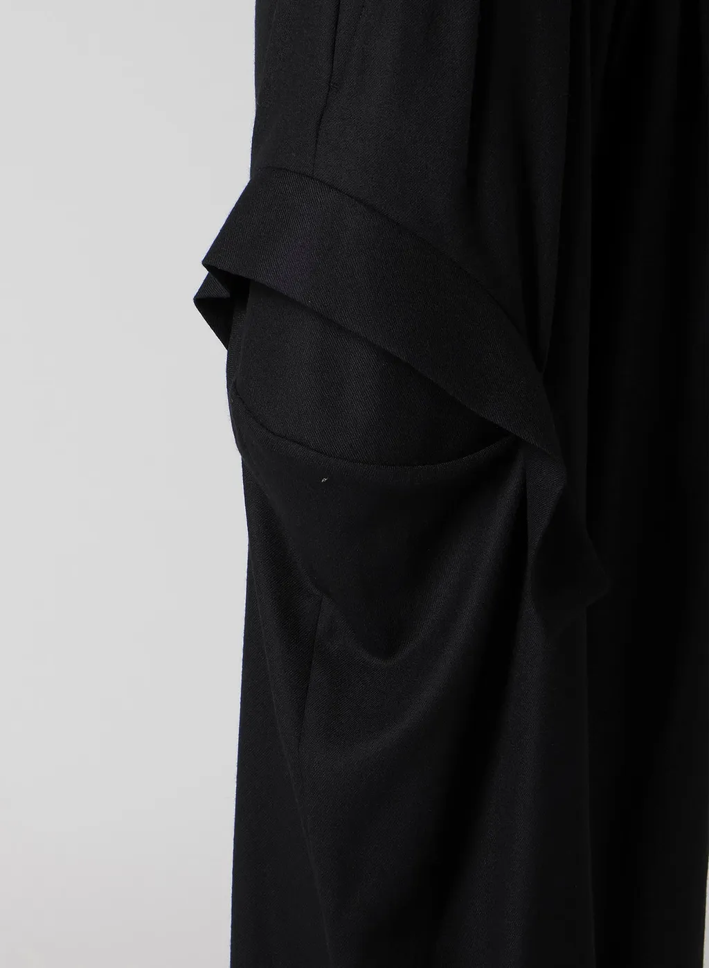 W/Saxony R Draped Wide Pants