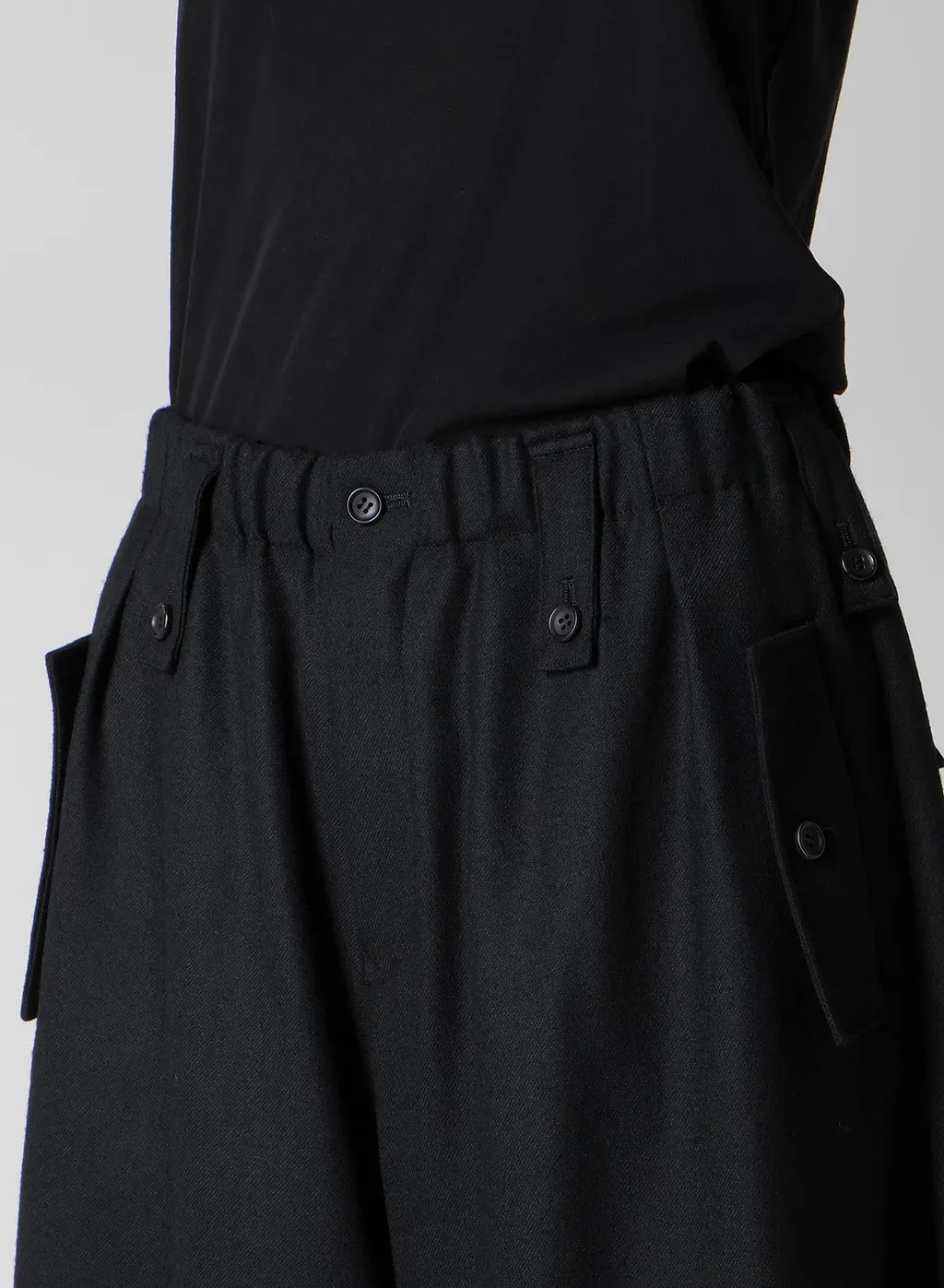 W/Saxony Flap D Wide Pants
