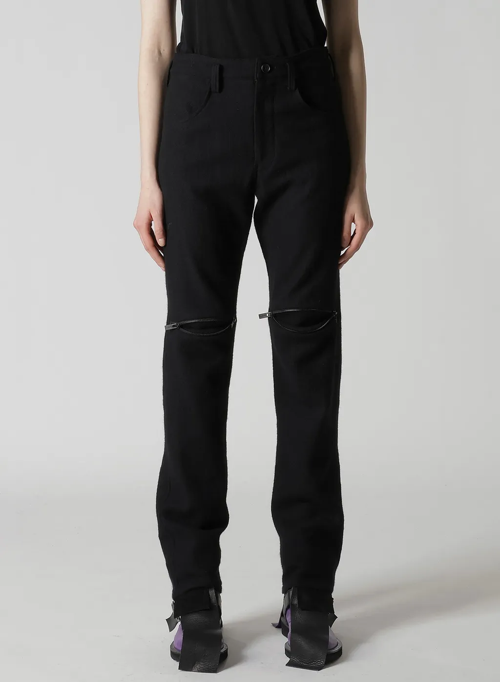 Wool Viyella Knee Gusset Pants