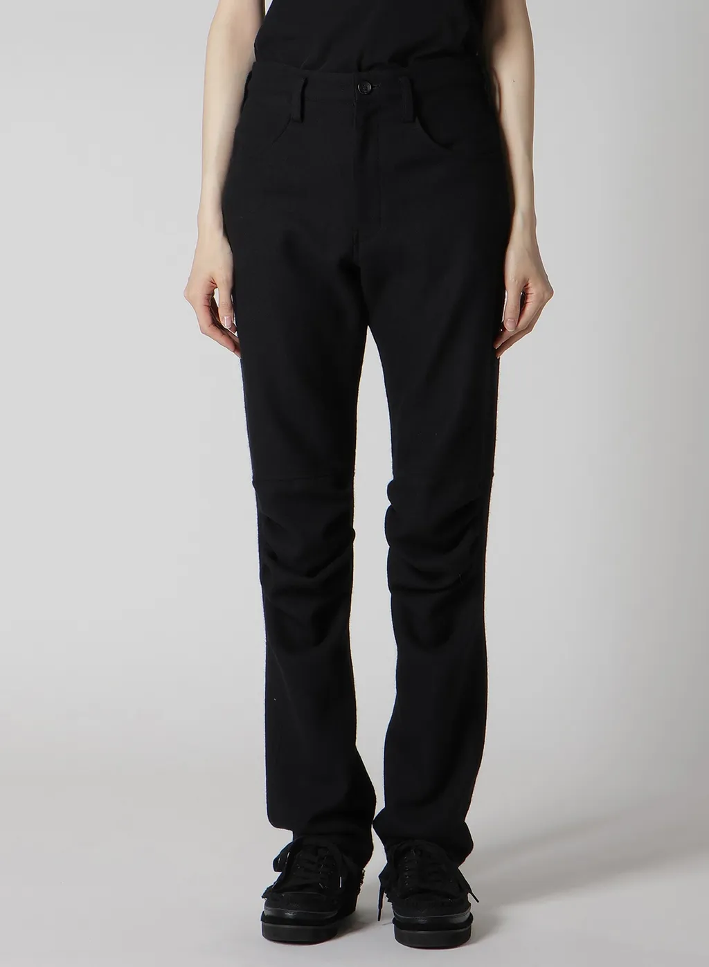 Wool Viyella Gathered Knee Pants