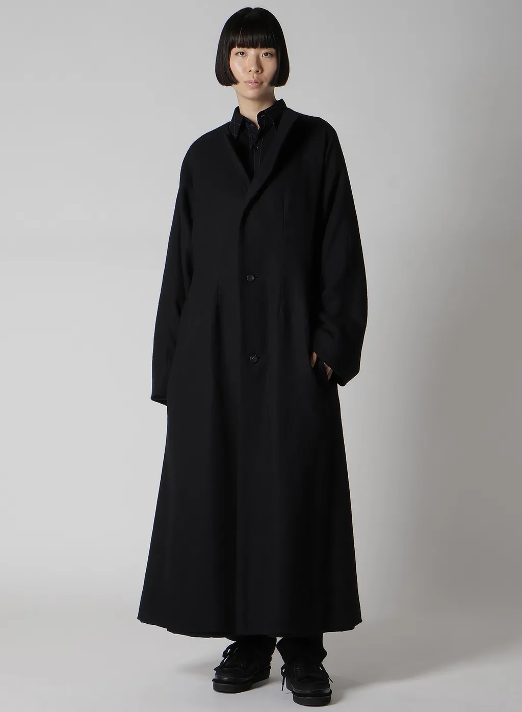 Wool Viyella Gathered Knee Pants