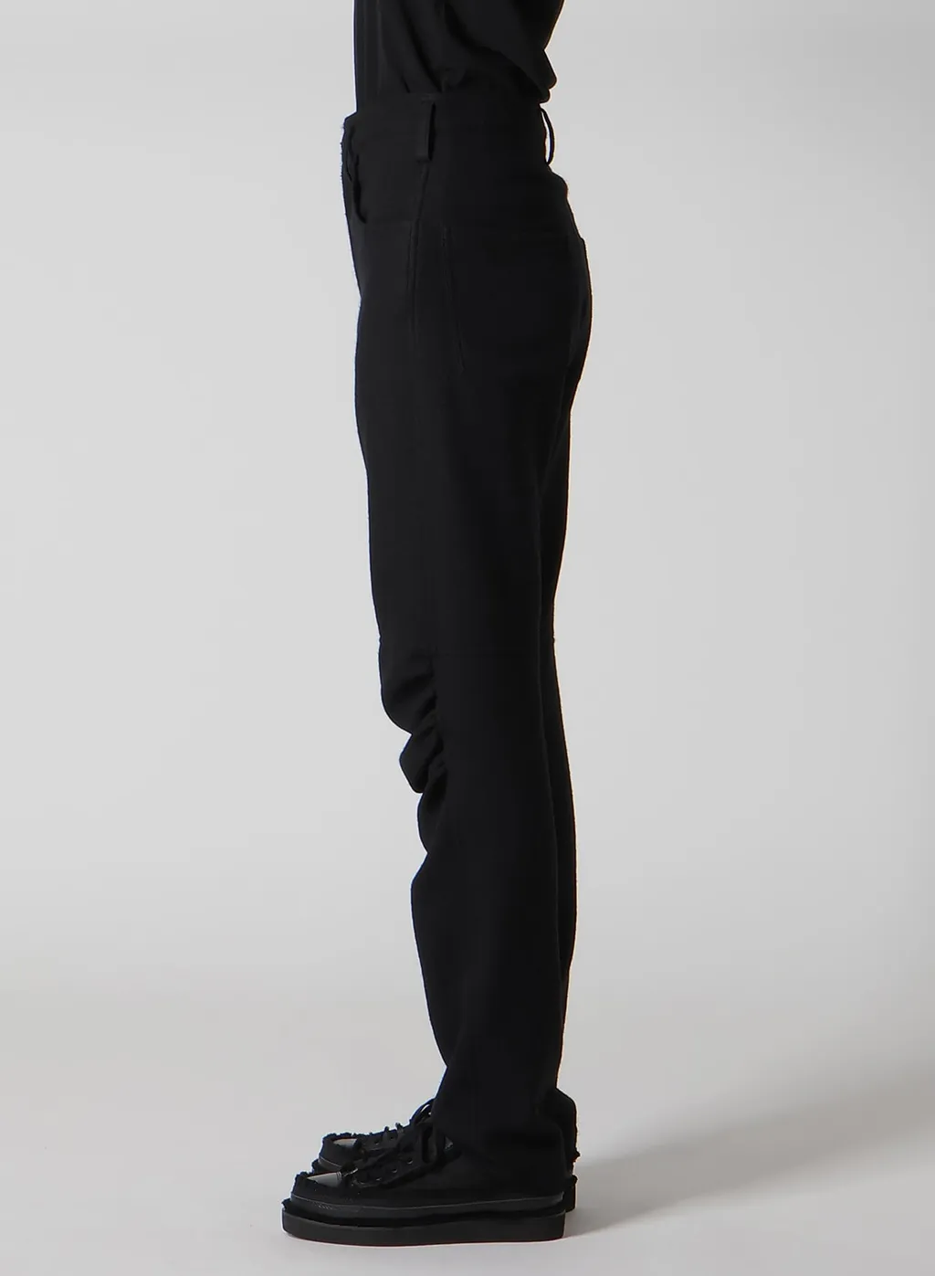 Wool Viyella Gathered Knee Pants