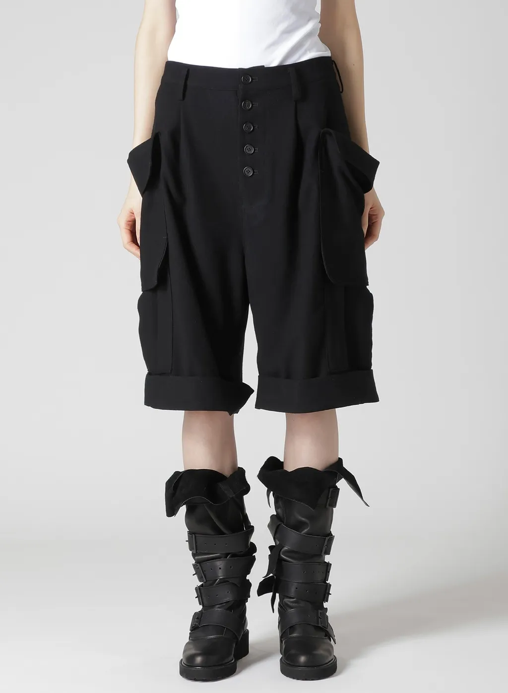 Flannel Short Cargo Pants