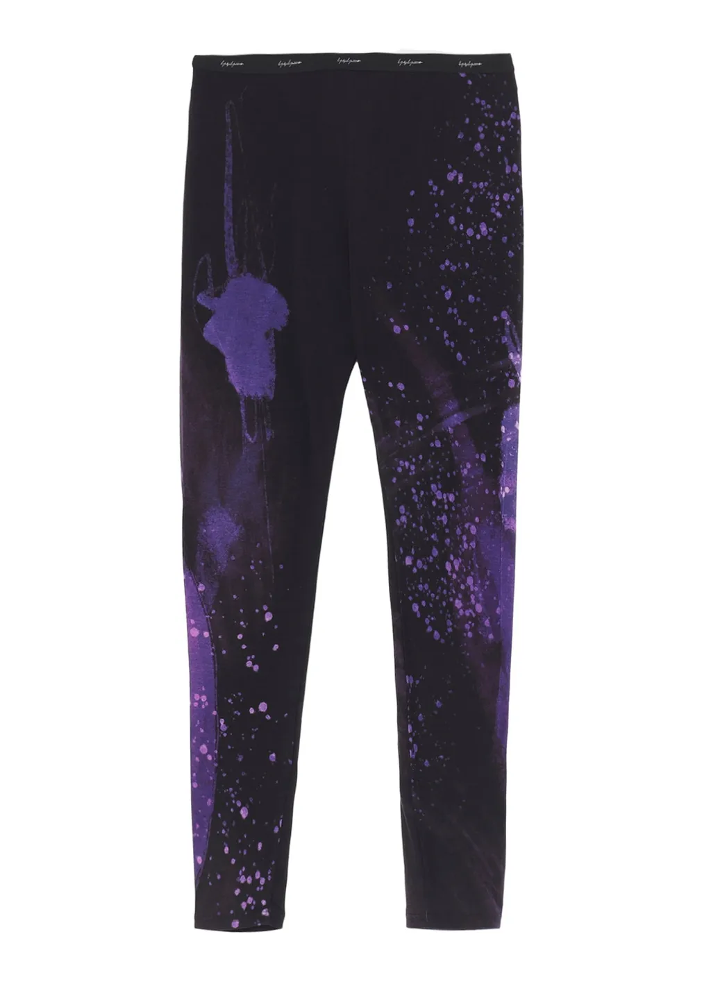 Purple B Pattern Basic Leggings