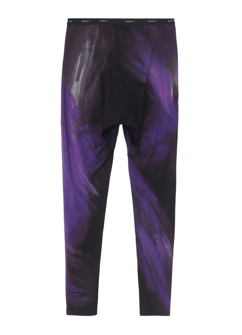 Purple D Pattern Basic Leggings