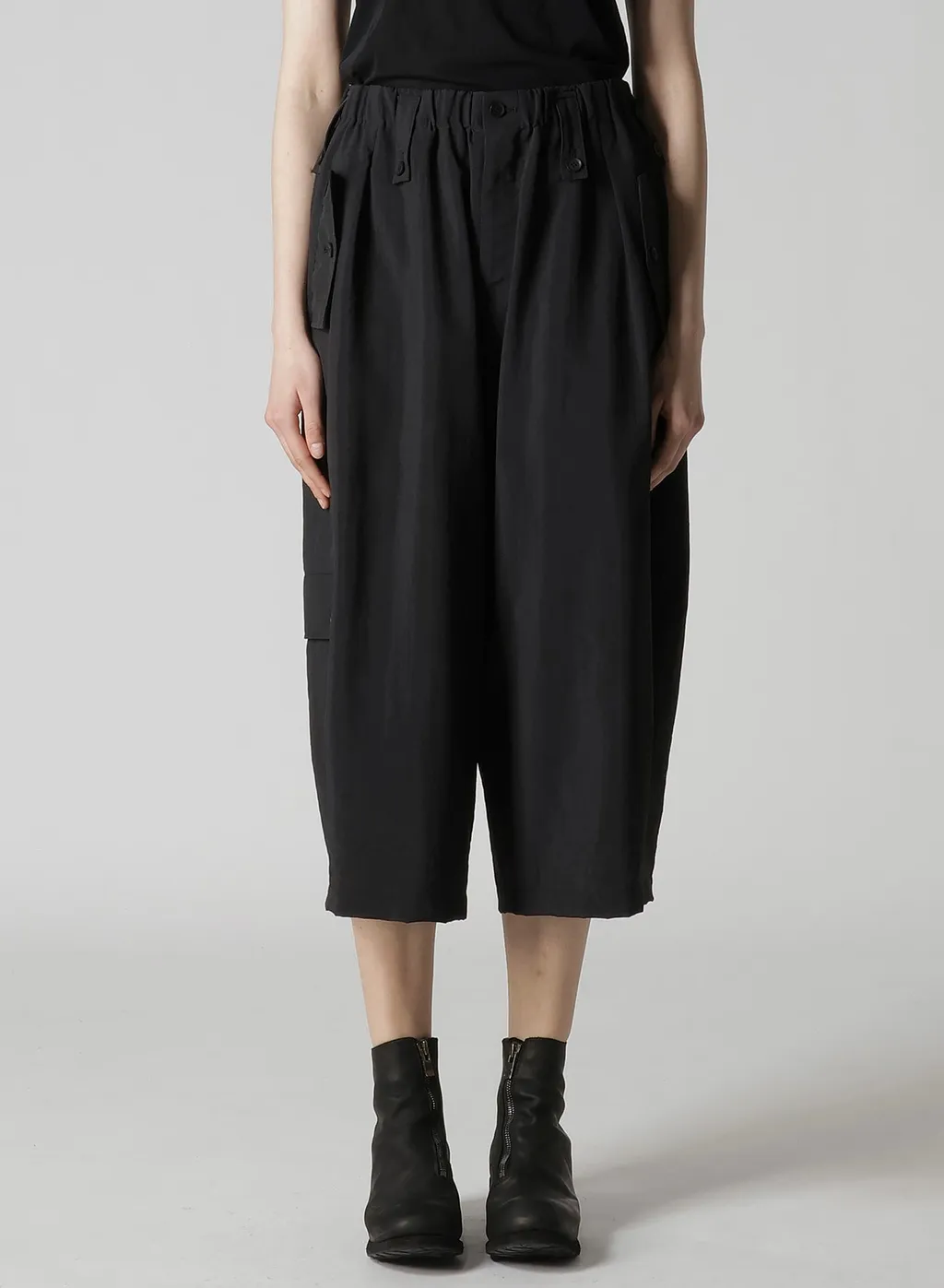 Ny/Si Taffeta Flap D Wide Pants