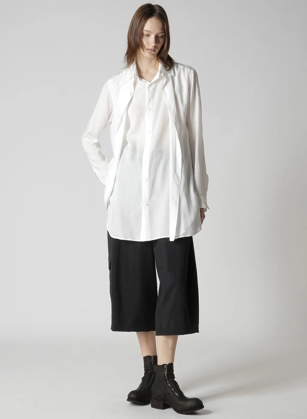 Ny/Si Taffeta Flap D Wide Pants
