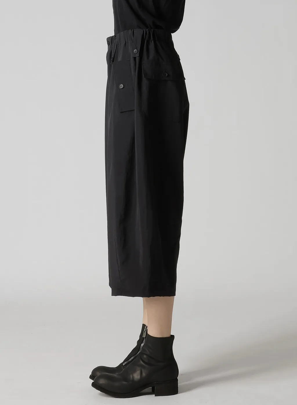 Ny/Si Taffeta Flap D Wide Pants
