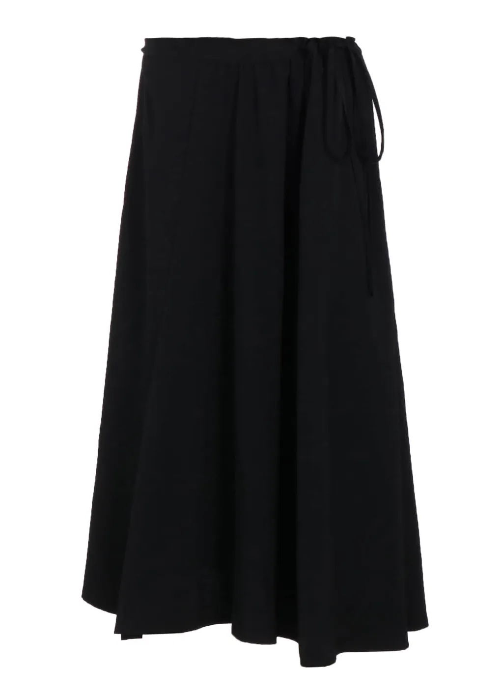 Gabardine L Gathered Flare Skirt