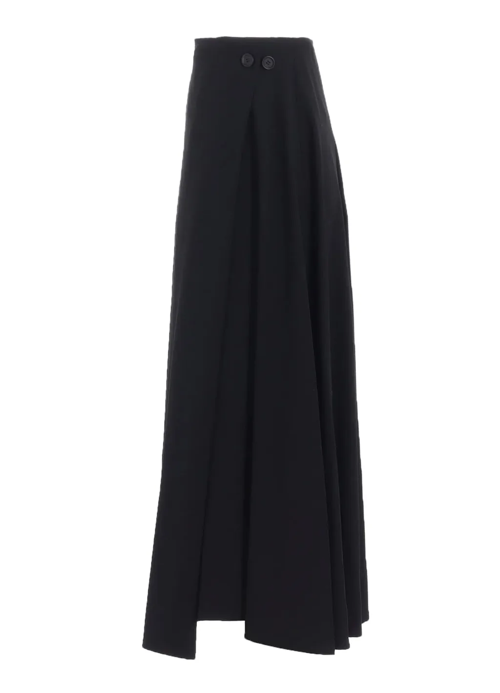 Wool Gabardine Long Skirt